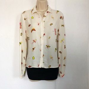 Zara bugs/insects button down